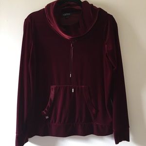 Lauren Ralph Lauren Velvety Cowl Neck Pullover